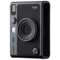 Ensemble avec appareil photo instantané Instax Mini Evo édition 90e anniversaire de Fujifilm - Argenté foncé