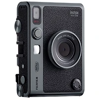 Ensemble avec appareil photo instantané Instax Mini Evo édition 90e anniversaire de Fujifilm - Argenté foncé