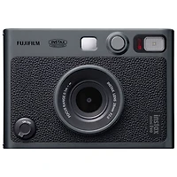 Ensemble avec appareil photo instantané Instax Mini Evo édition 90e anniversaire de Fujifilm - Argenté foncé