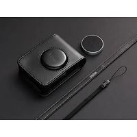 Ensemble avec appareil photo instantané Instax Mini Evo édition 90e anniversaire de Fujifilm - Argenté foncé