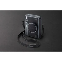 Ensemble avec appareil photo instantané Instax Mini Evo édition 90e anniversaire de Fujifilm - Argenté foncé