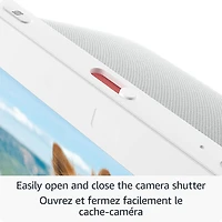 Écran intelligent Echo Show 8 (3e génération) d'Amazon avec son spatial et Alexa - Glacier