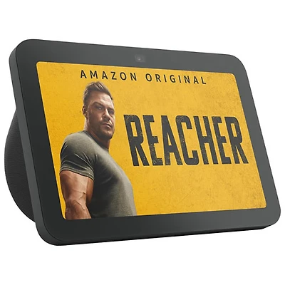 Écran intelligent Echo Show 8 (3e génération) d'Amazon avec son spatial et Alexa - Anthracite