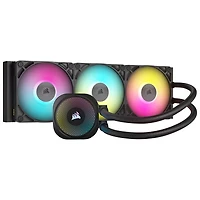 Système de refroidissement liquide de 360 mm RVB pour processeur iCUE LINK Titan RX de Corsair - Noir