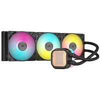 Système de refroidissement liquide de 360 mm RVB pour processeur iCUE LINK Titan RX de Corsair - Noir