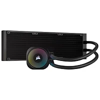 Système de refroidissement liquide de 360 mm RVB pour processeur iCUE LINK Titan RX de Corsair - Noir