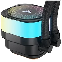 Système de refroidissement liquide de 360 mm RVB pour processeur iCUE LINK Titan RX de Corsair - Noir