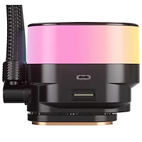 Système de refroidissement liquide de 360 mm RVB pour processeur iCUE LINK Titan RX de Corsair - Noir