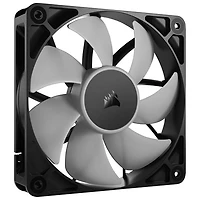 Ventilateur de boîtier ARGB PWM RS120 de 120 mm de Corsair - Noir