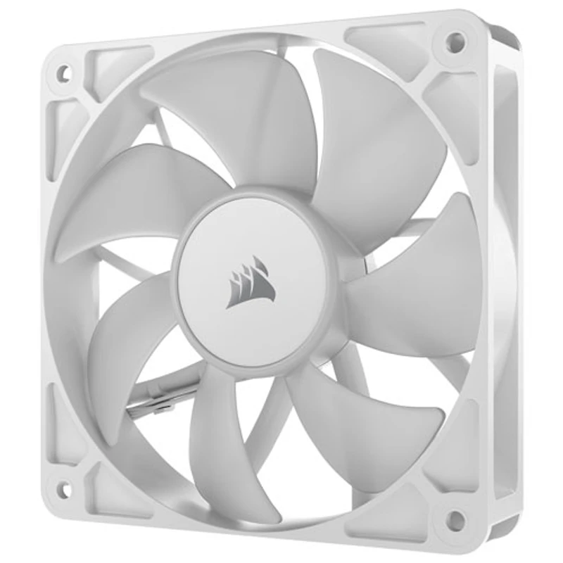 Ventilateur de boîtier PWM ARGB RX120 de 120 mm de Corsair - Blanc