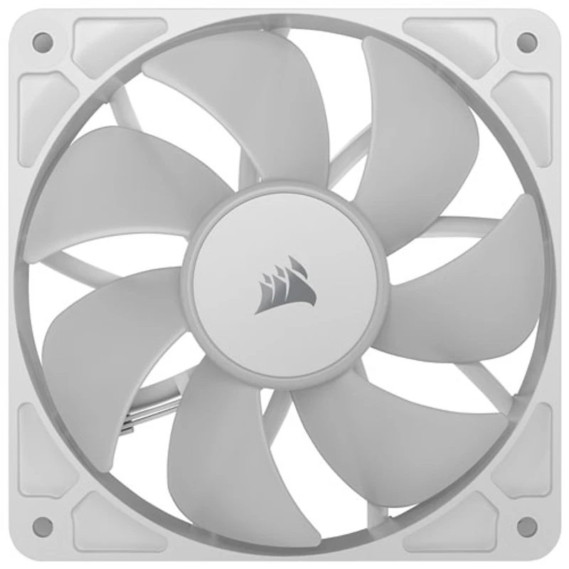 Ventilateur de boîtier PWM ARGB RX120 de 120 mm de Corsair - Blanc