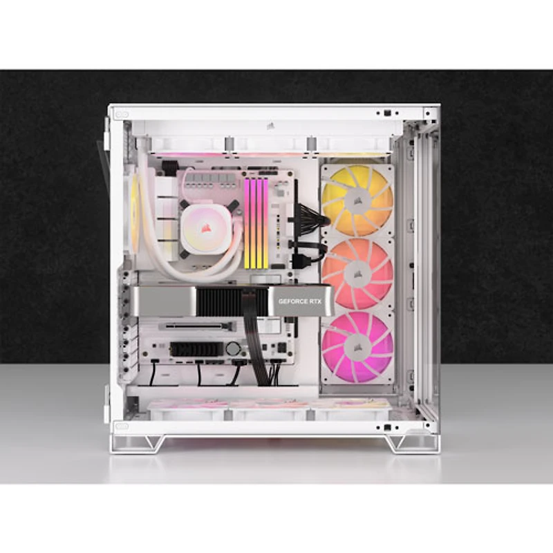 Ventilateur de boîtier PWM ARGB RX120 de 120 mm de Corsair - Blanc