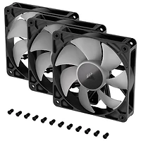 Corsair RS120 ARGB 120mm PWM Triple Case Fan Kit - Black