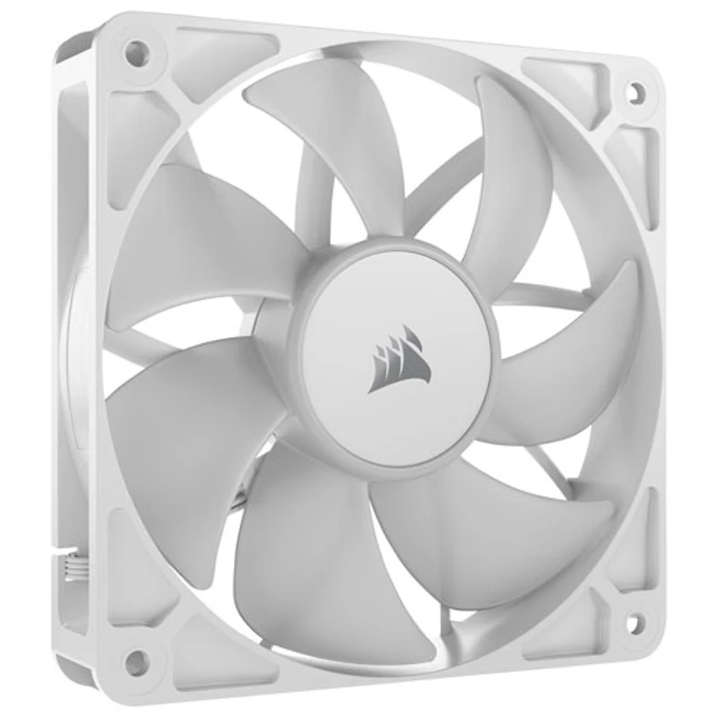 Ensemble de trois ventilateurs de 120 mm ARGB PWM RS120 de Corsair - Blanc