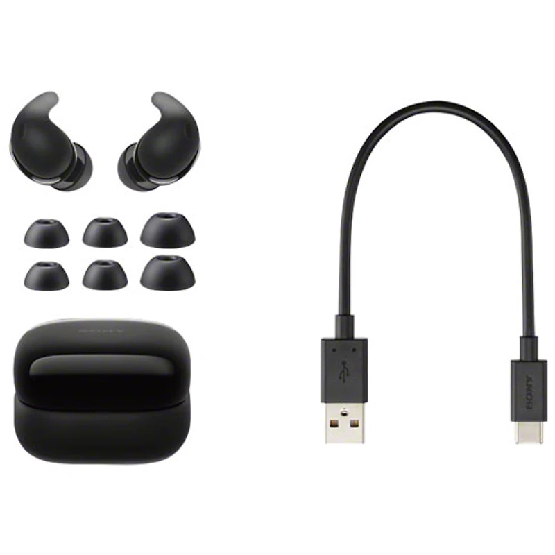 Écouteurs boutons 100 % sans fil à suppression du bruit LinkBuds Fit de Sony - Noir