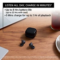 Sony LinkBuds Open In-Ear True Wireless Earbuds - Black