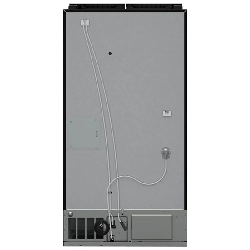 Réfrigérateur deux portes 20 pi³ 36 po avec distributeur d'eau de Whirlpool (WRFC2036RB) - Noir