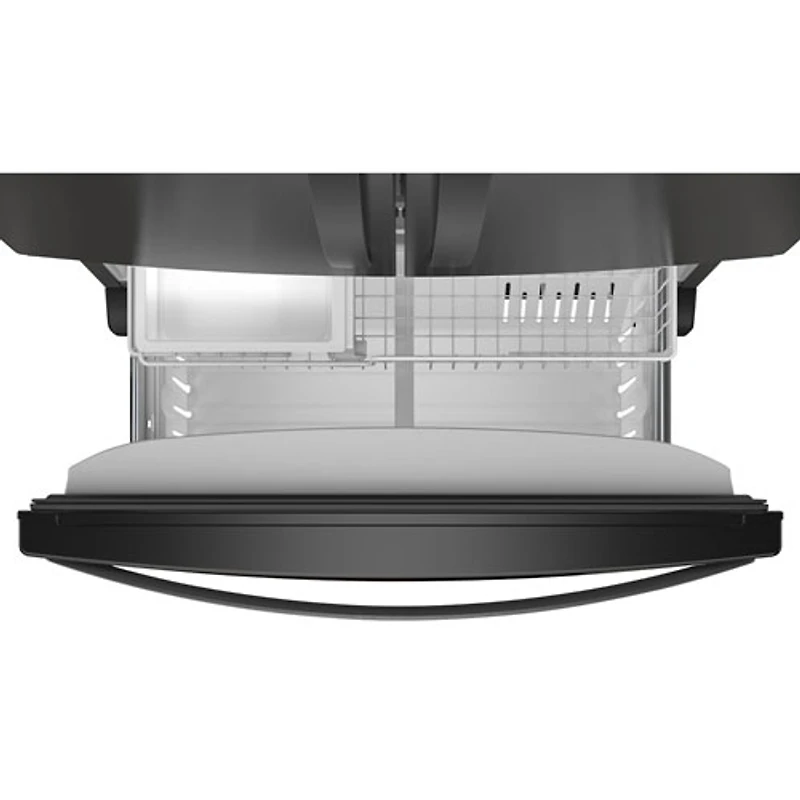 Réfrigérateur deux portes 20 pi³ 36 po avec distributeur d'eau de Whirlpool (WRFC2036RB) - Noir