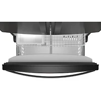 Réfrigérateur deux portes 20 pi³ 36 po avec distributeur d'eau de Whirlpool (WRFC2036RB) - Noir