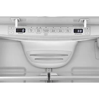 Réfrigérateur deux portes 20 pi³ 36 po avec distributeur d'eau de Whirlpool (WRFC2036RB) - Noir