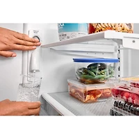 Réfrigérateur deux portes 20 pi³ 36 po avec distributeur d'eau de Whirlpool (WRFC2036RB) - Noir