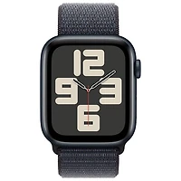 Apple Watch SE (GPS + Cellulaire) avec boîtier de 44 mm en aluminium minuit et bracelet sport encre par Virgin Plus - Financement mensuel