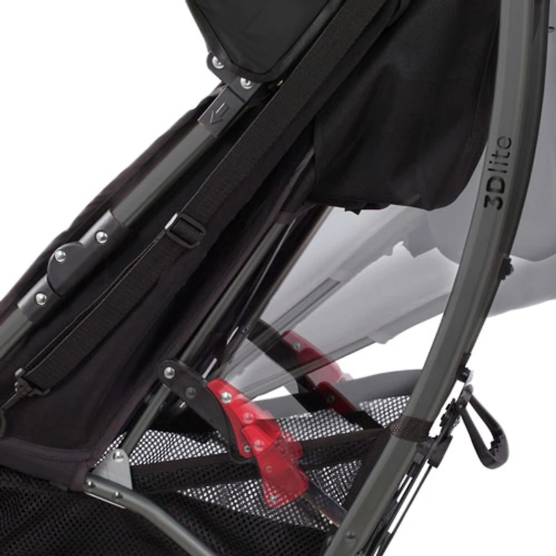 Poussette parapluie 3Dlite d'Ingenuity - Noir