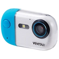 Appareil photo aquatique de 18 Mpx Aqua Snap de Vivitar - Blanc/Bleu