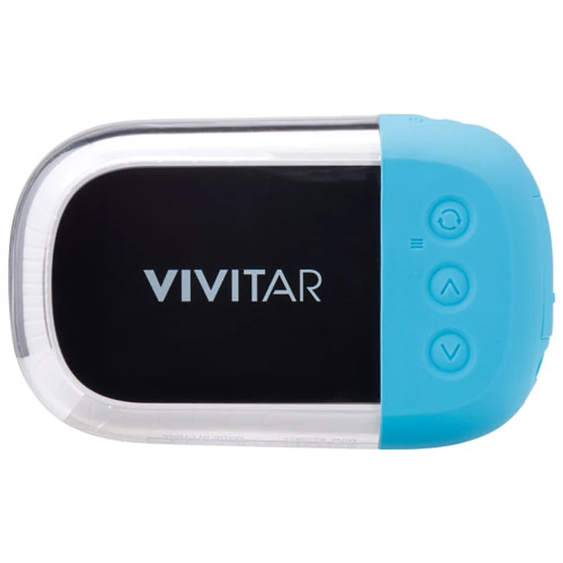 Appareil photo aquatique de 18 Mpx Aqua Snap de Vivitar - Blanc/Bleu