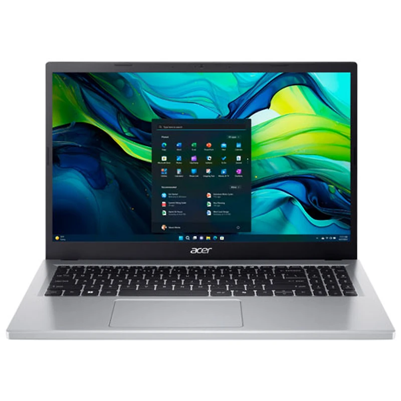 Portable de 15,6 po Aspire Go d'Acer - Argenté (N100 d'Intel/RAM 8 Go/SSD 512 Go/Windows 11)