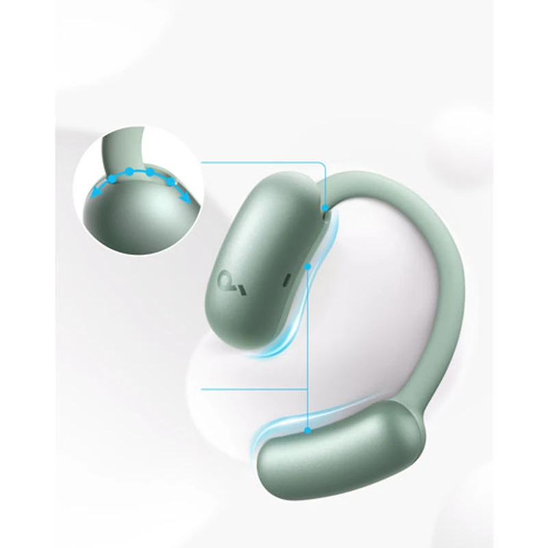 Écouteurs boutons 100 % sans fil Aerofit 2 de Soundcore par Anker - Vert menthe