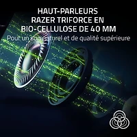 Casque de jeu sans fil Kraken V4 Pro de Razer - Noir