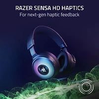 Casque de jeu sans fil Kraken V4 Pro de Razer - Noir