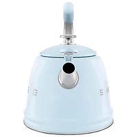 Smeg 50's Style Stovetop Kettle - 2.3L - Pastel Blue/Stainless Steel