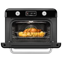 Four grille-pain de comptoir 10-en-1 avec friture à air chaud et cuisson à vapeur de Smeg - 1,05 pi³ - Noir