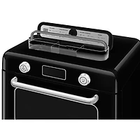 Four grille-pain de comptoir 10-en-1 avec friture à air chaud et cuisson à vapeur de Smeg - 1,05 pi³ - Noir