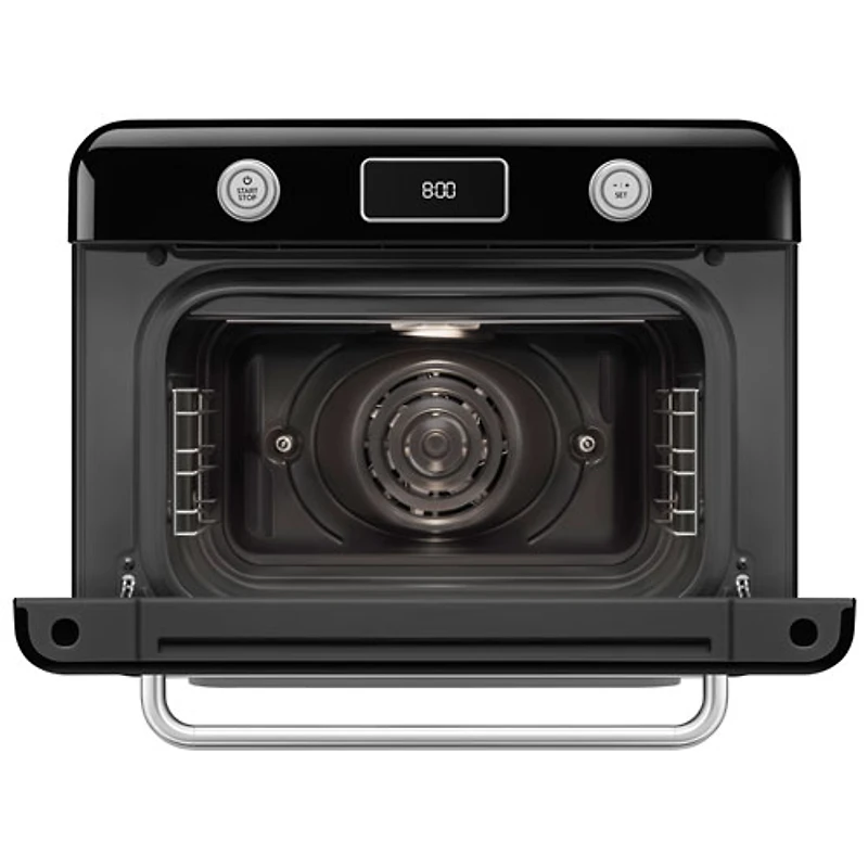 Four grille-pain de comptoir 10-en-1 avec friture à air chaud et cuisson à vapeur de Smeg - 1,05 pi³ - Noir