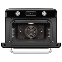 Four grille-pain de comptoir 10-en-1 avec friture à air chaud et cuisson à vapeur de Smeg - 1,05 pi³ - Noir