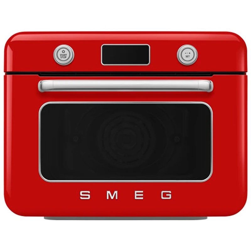 Four grille-pain de comptoir combiné 10-en-1 avec friture à air chaud et cuisson à vapeur de Smeg - 1,05 pi