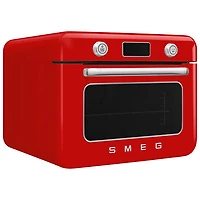Four grille-pain de comptoir combiné 10-en-1 avec friture à air chaud et cuisson à vapeur de Smeg - 1,05 pi