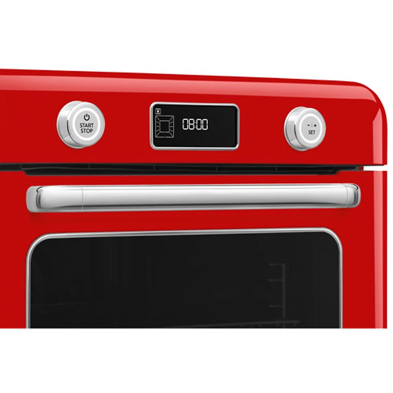 Four grille-pain de comptoir combiné 10-en-1 avec friture à air chaud et cuisson à vapeur de Smeg - 1,05 pi