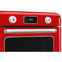 Four grille-pain de comptoir combiné 10-en-1 avec friture à air chaud et cuisson à vapeur de Smeg - 1,05 pi
