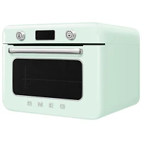 Smeg 10-in-1 Countertop Combination Air Fryer Toaster Oven with Steam - 1.05 Cu. Ft. - Pastel Green