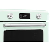 Four grille-pain de comptoir combiné 10-en-1 avec friture à air chaud et cuisson à vapeur de Smeg - 1,05 pi³ - Vert pastel