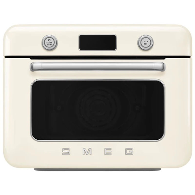 Smeg 10-in-1 Countertop Combination Air Fryer Oven with Steam - 1.05 Cu. Ft. - Cream