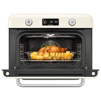 Smeg 10-in-1 Countertop Combination Air Fryer Oven with Steam - 1.05 Cu. Ft. - Cream