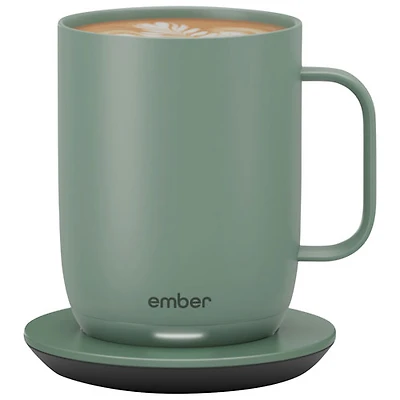 Tasse intelligente à régulation thermique de 414 ml (14 oz) Mug 2 d'Ember - Vert sauge