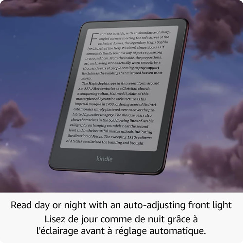 Liseuse numérique 7 po 32 Go Kindle Paperwhite (12e génération) édition Signature d'Amazon (SA569P) - Noir métallique