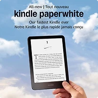Liseuse numérique à écran tactile 7 po 16 Go Kindle Paperwhite (12e génération) d'Amazon (SA568B) - Noir