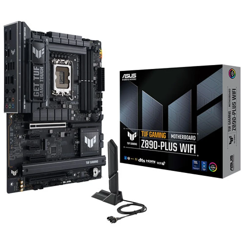 Carte mère TUF GAMING Z890-PLUS GAMING Wi-Fi DDR5 d'ASUS avec LGA 1851 d'Intel pour processeurs Core Ultra d'Intel (série 2)